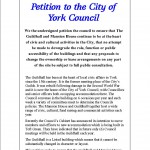 York residents petition
