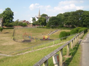Acomb Green Play area improved with the help of the Friends group in 2011