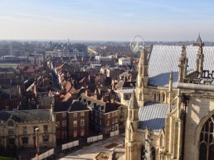 York view from top of Minster