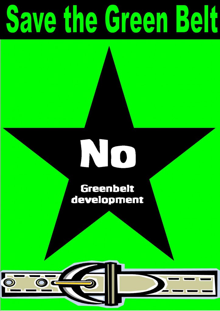 Save the green belt poster general