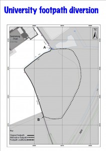 Proposed PROW diversion