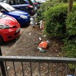 Litter in Acomb Car Park