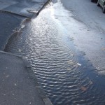 Cornlands Road drains blockeed