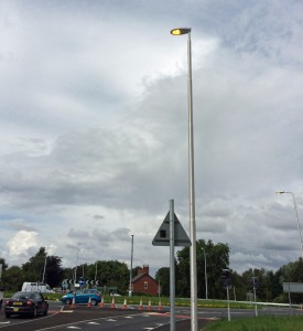 24 hour lighting on new roundabout