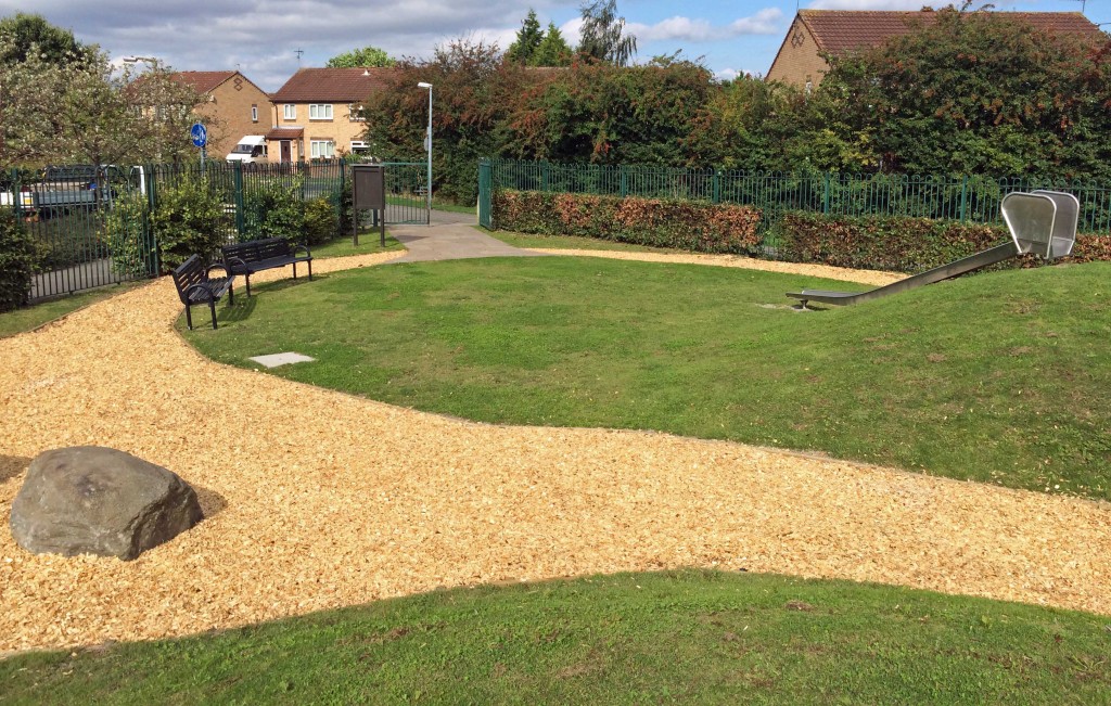 Woodlands playground refurbished