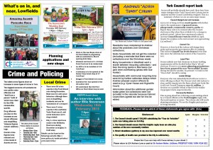 Lowfields Focus pages 2 and 3 click to enlarge