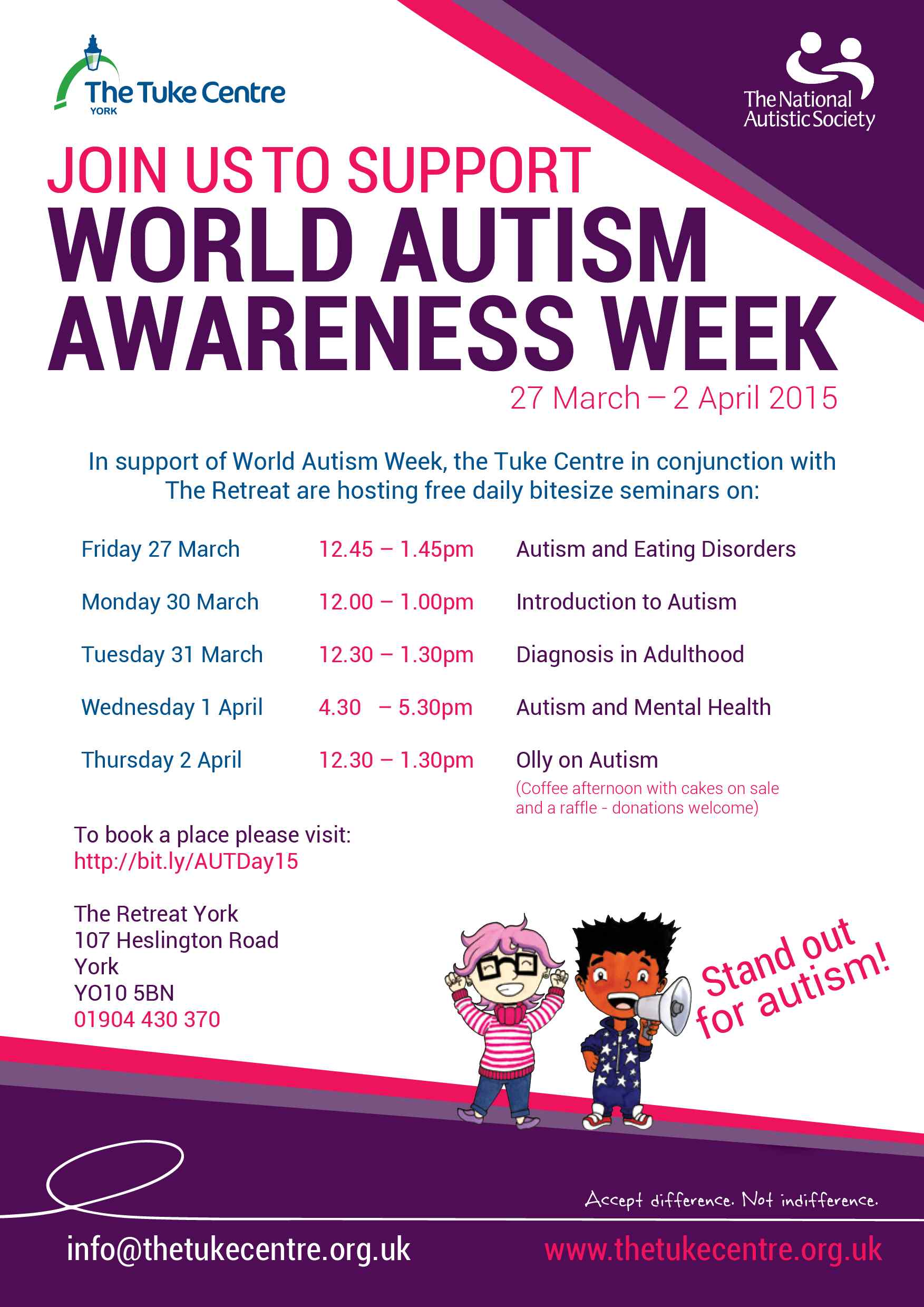 Autism Awareness Week event announced Steve Galloway