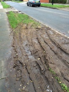More damaged verges this time in St Stephens Road