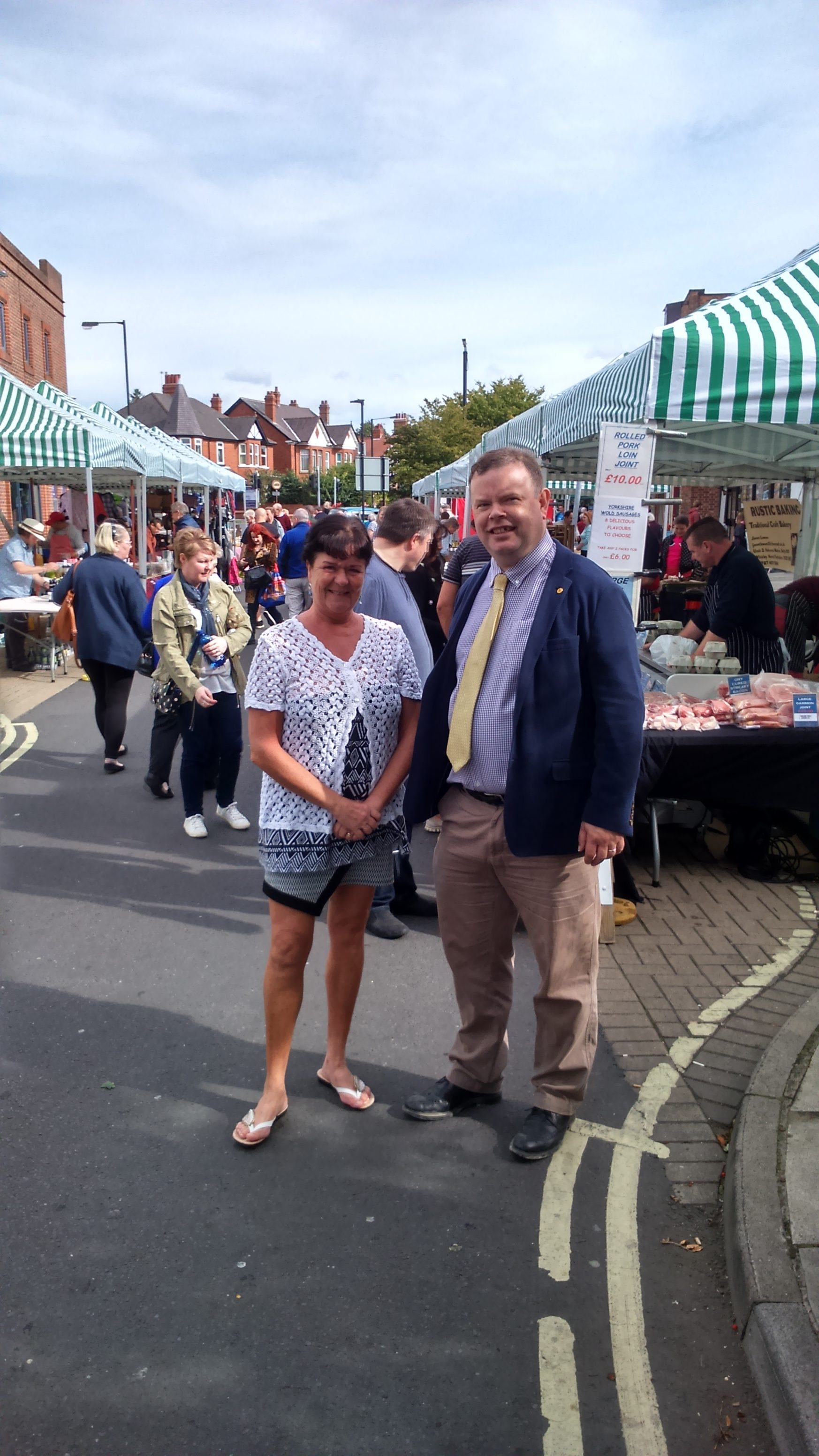 The week started with another successful Acomb market. The event was attended by both Councillors Andrew Waller and Sheena Jackson. It was the last of the scheduled markets but we understand that the independent traders group Acomb Alive - whihc is chaired by Cllr Sue Hunter, have agreed to hold at least two more. They will take place on the fourth Saturday in both October and November. Plans are also in hand for a grand Christmas fair in December. The appeal for Christmas lights funding passed £600 this week.