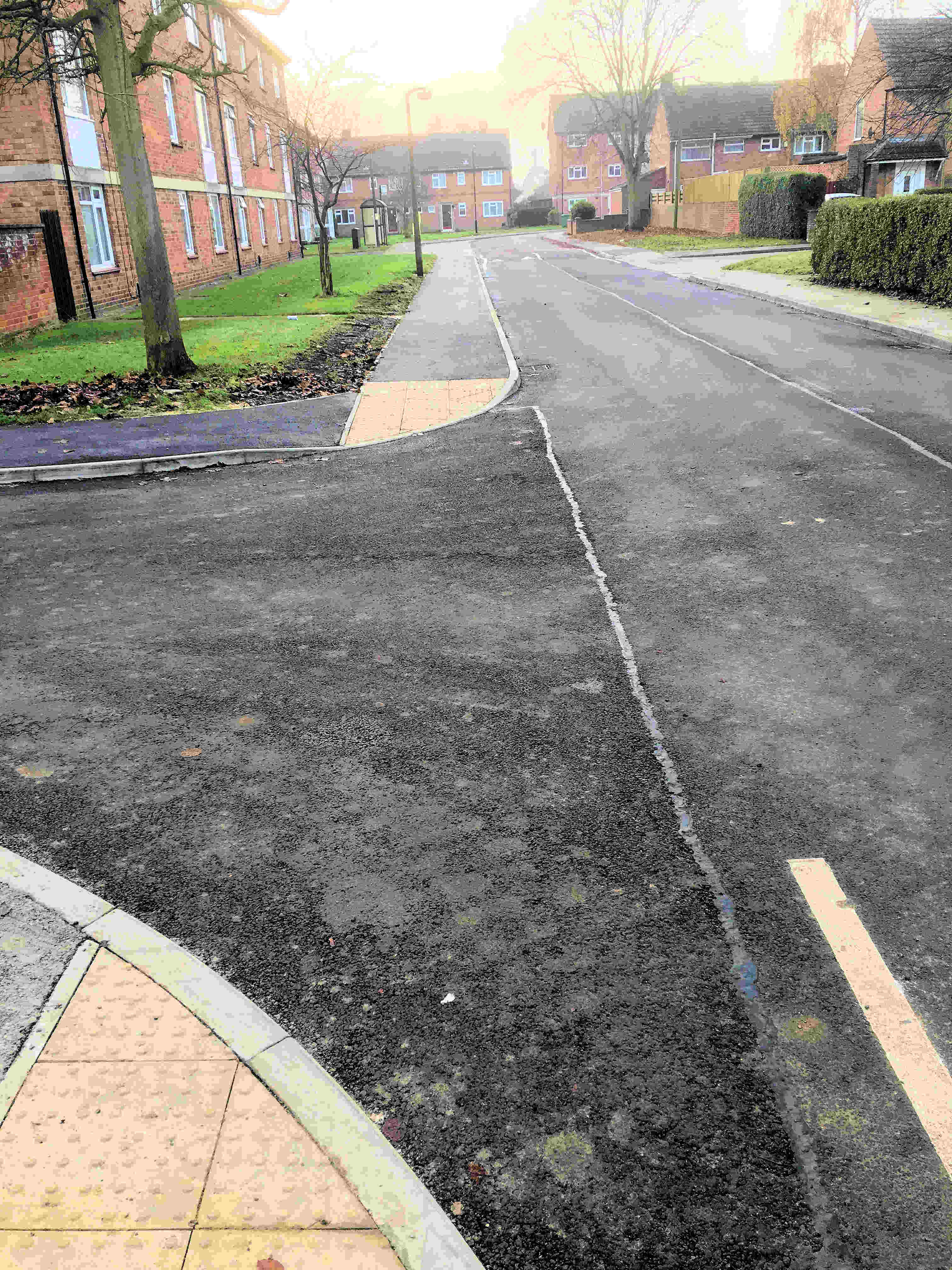 Some carrigeways have now been resurfaced
